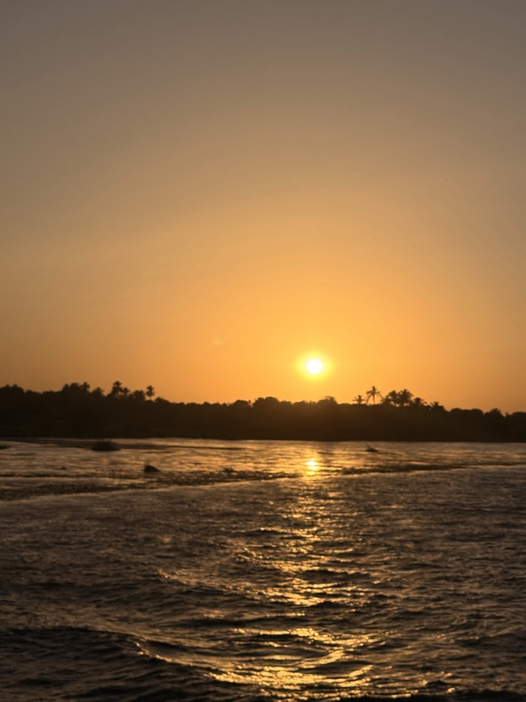 Coucher de soleil sur le Nil